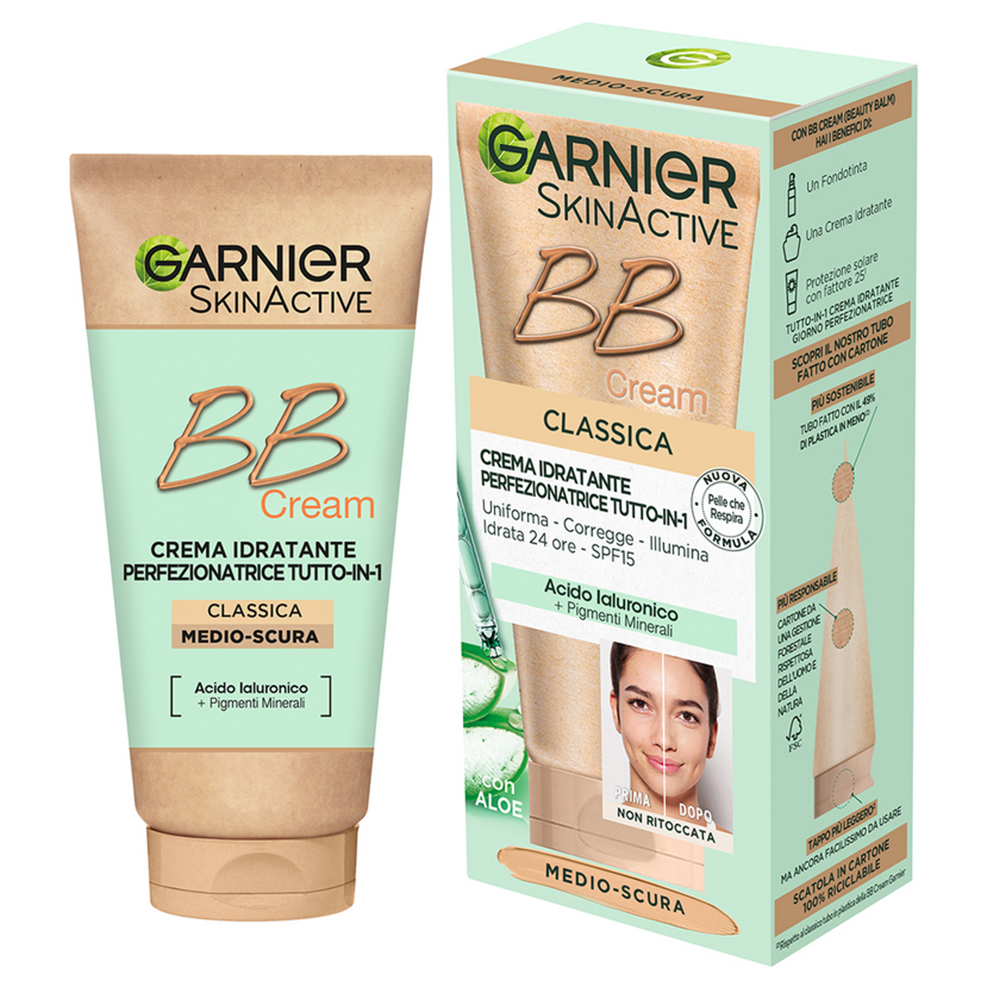 Garnier Skinactive Bb Cream Classica Ml Medio Scura