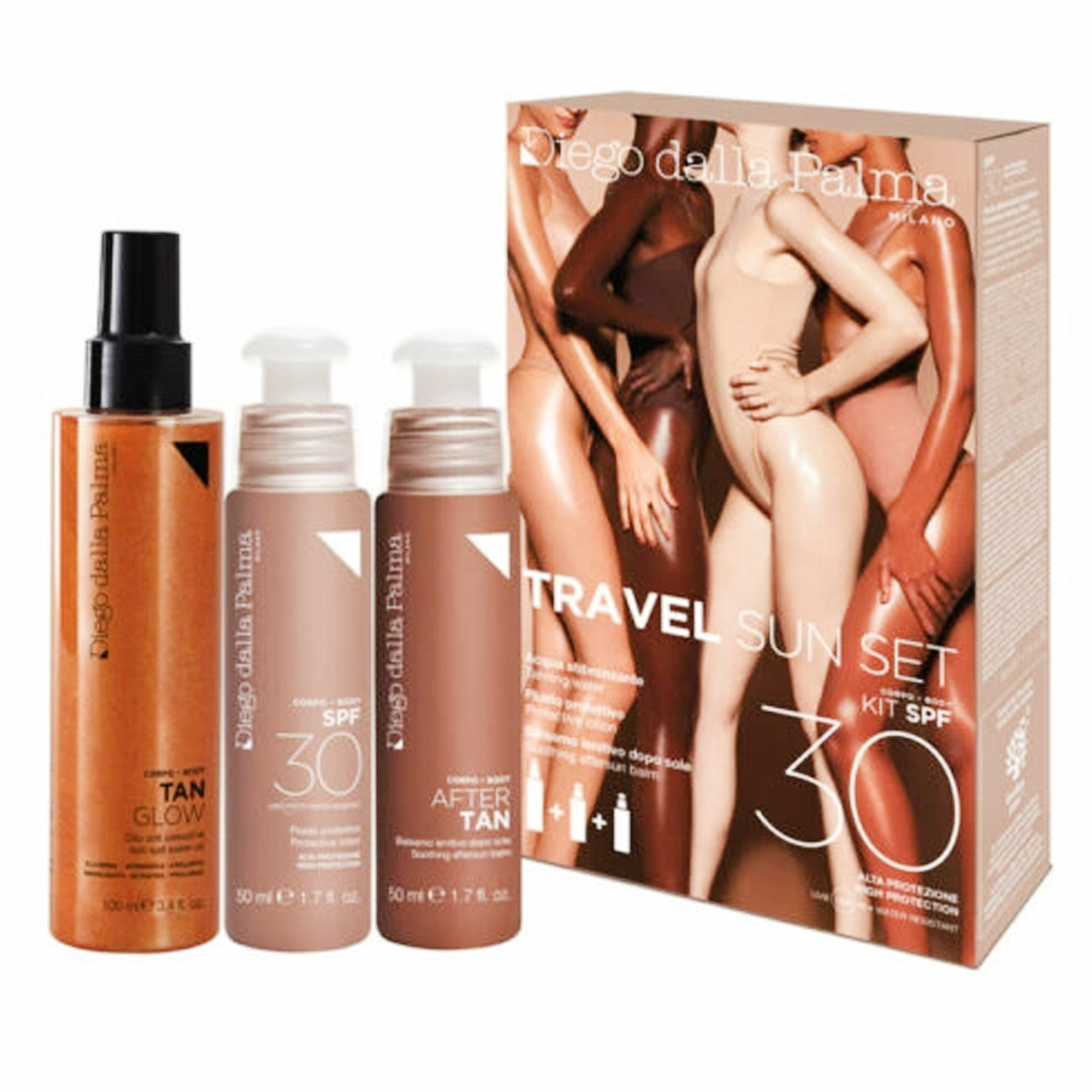 Diego dalla Palma Cofanetto Travel Sun Solari SPF30