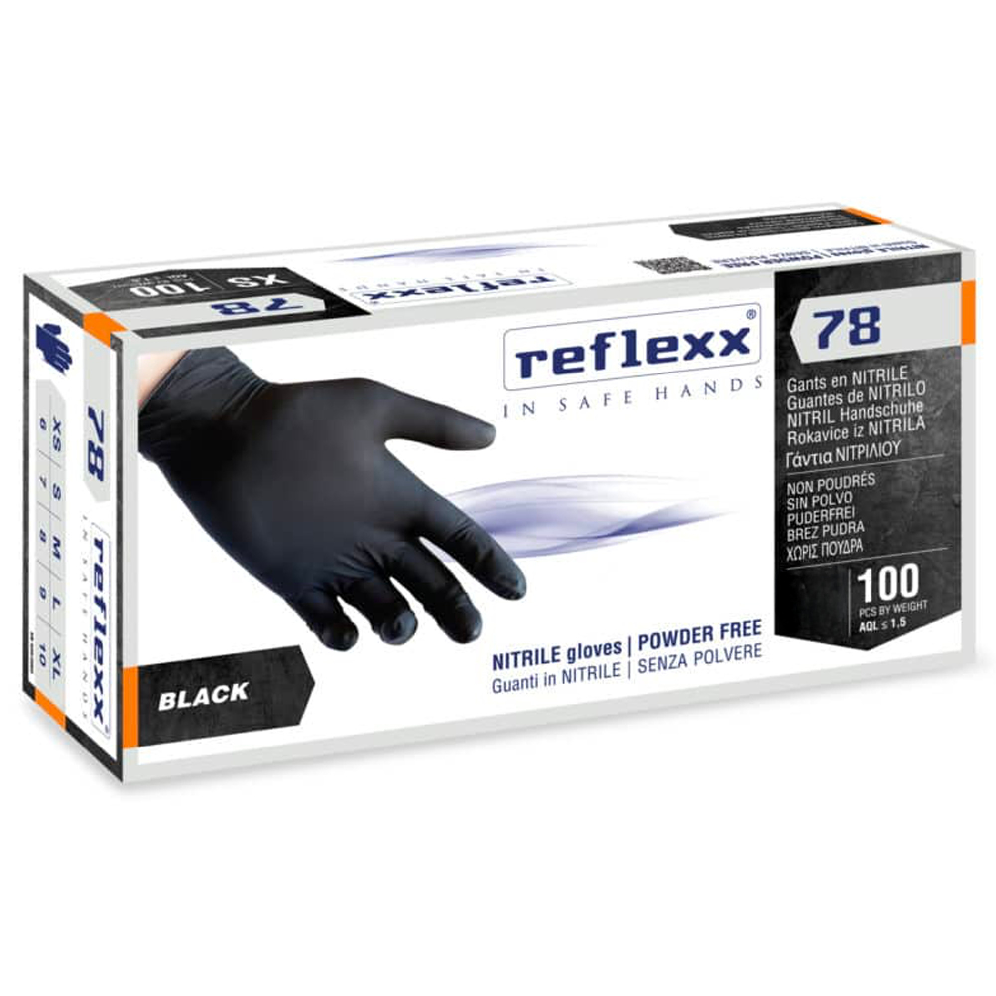Medical 100 Guanti NITRILE MONOUSO Resistenti Senza Polvere Dispositivo Medico I 744759033406