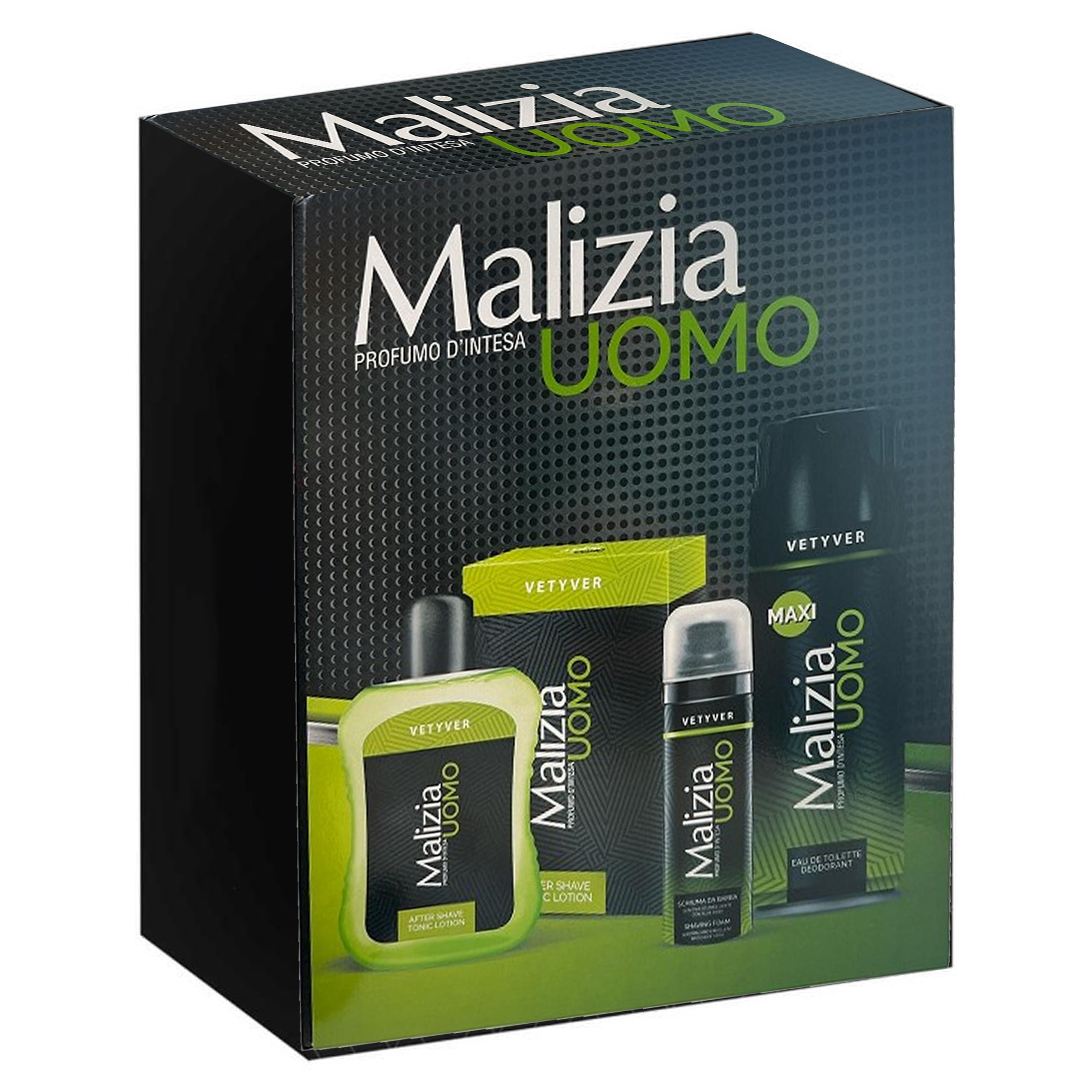 Malizia Cofanetto Uomo Vetiver Barber Care