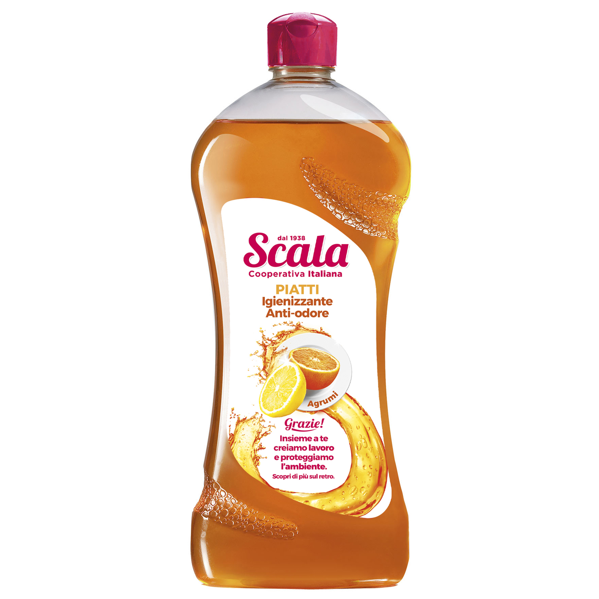 SCALA - Gel Tutto In 1 - Detersivo Per Lavastoviglie 750 Ml Aceto & Agrumi