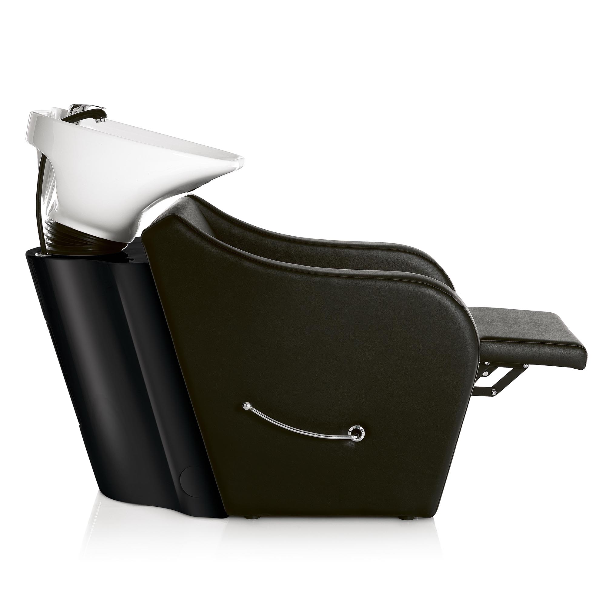 Lavatesta portatile per parrucchieri - 47 x 43 x 86 cm - Black