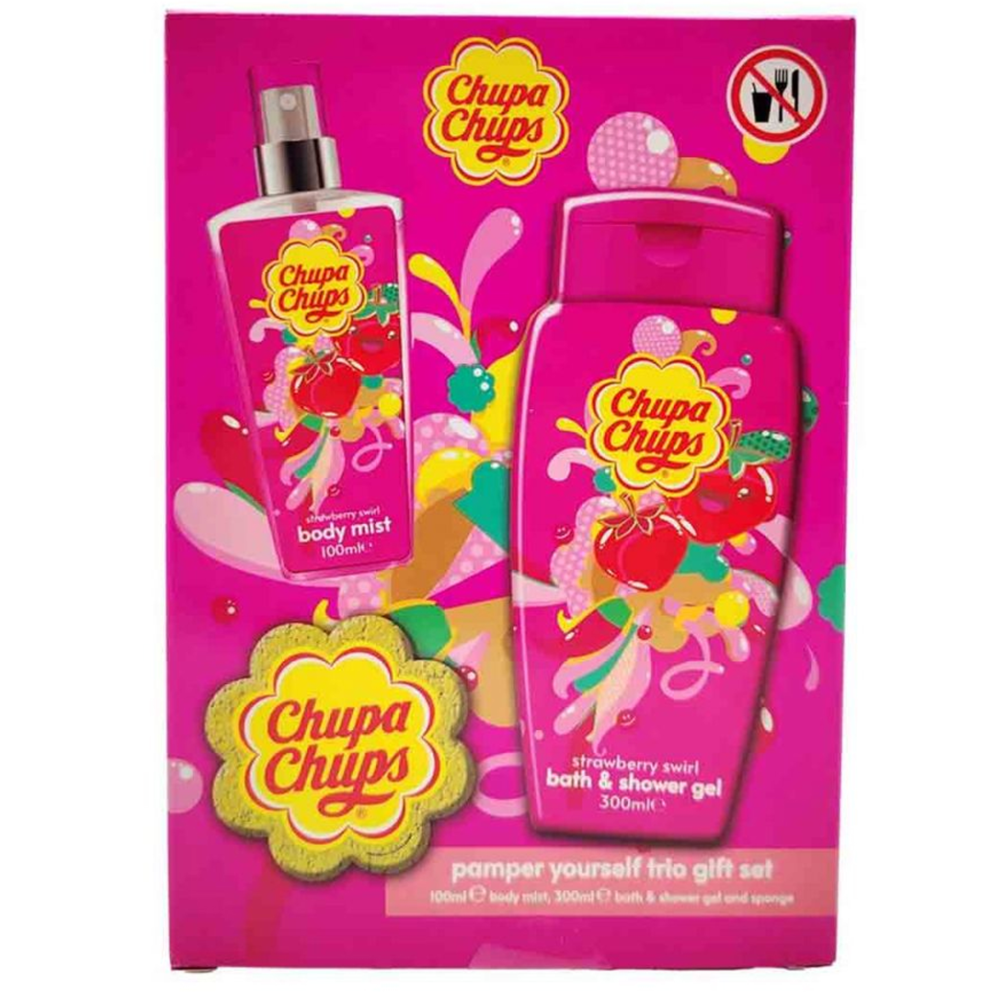 Chupa Chups Strawberry Swirl Cofanetto ShowerGel e Body Mist
