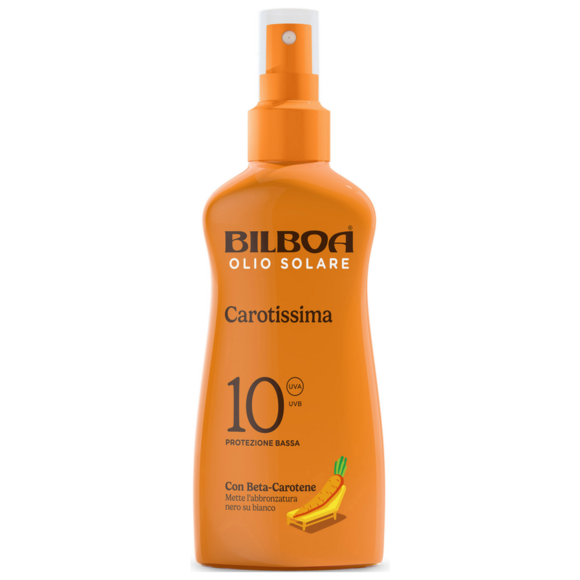 Bilboa Carotissima Olio Solare SPF10 - 200ml