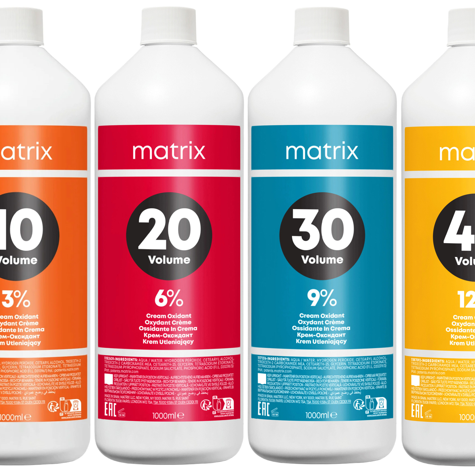 Matrix Emulsione Ossidante Capelli 1000ml - Ossigeno 10 Volumi