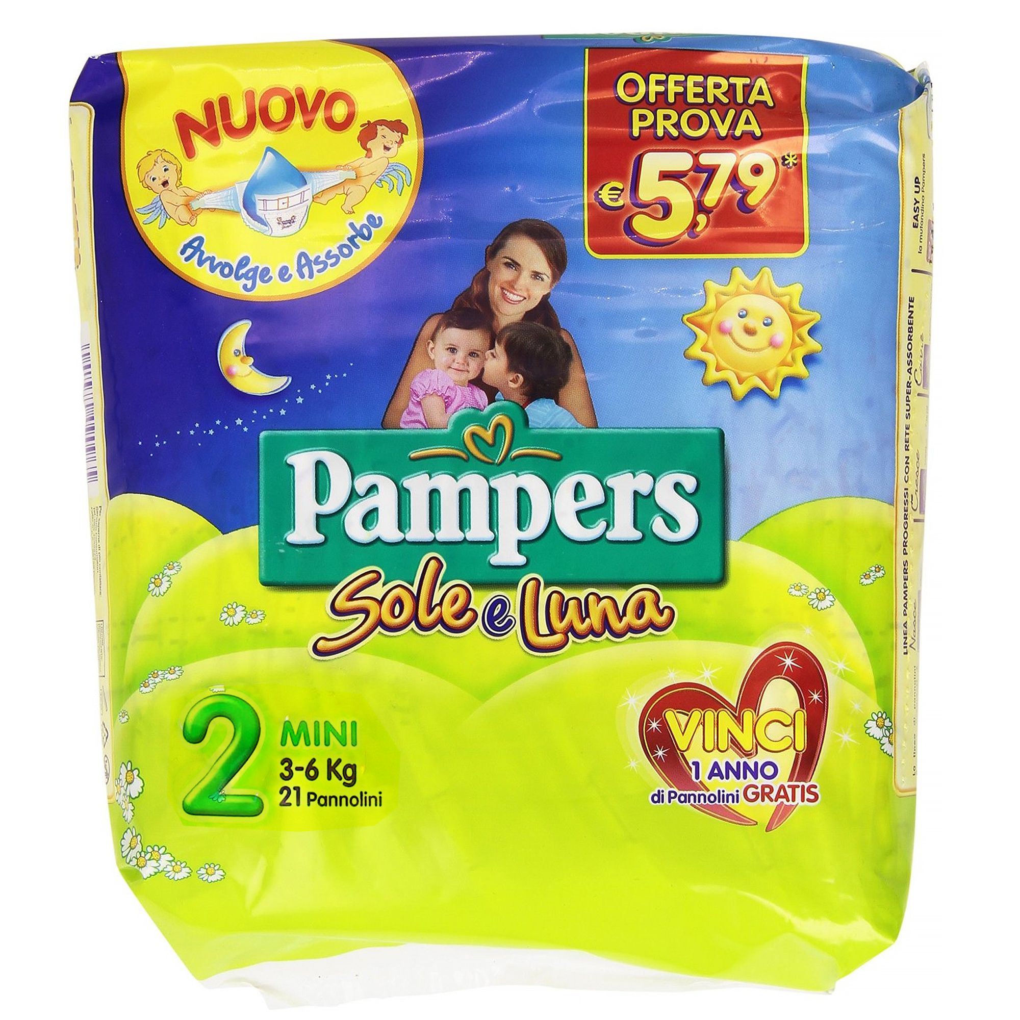 Pampers Baby Dry Extralarge, 108 couches, taille 6 (15-30 kg)