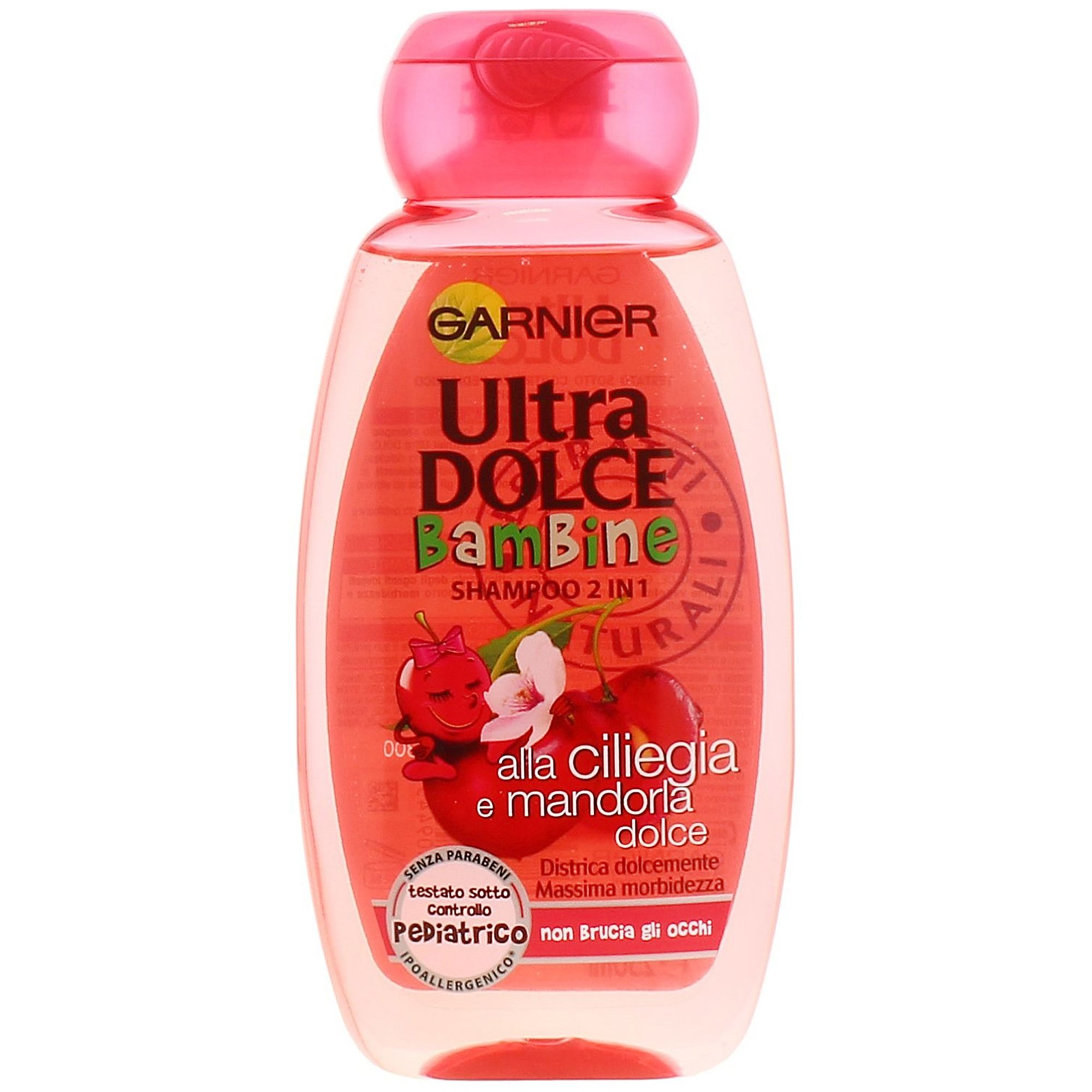 Garnier Ultra Dolce Shampoo Bambini 2in1 Ciliegia e Mandorla 250ml