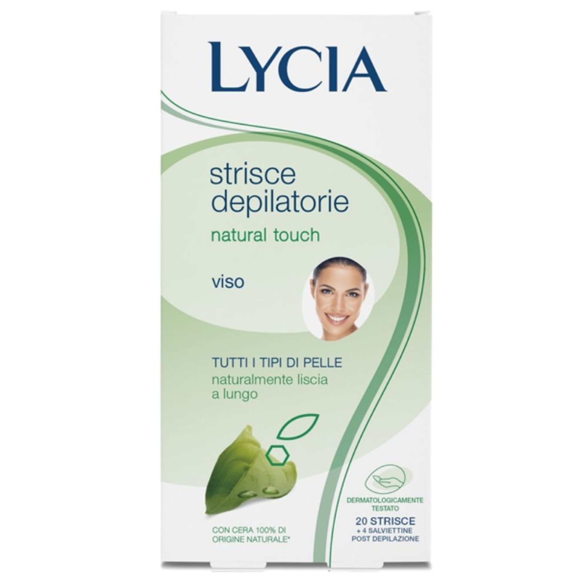 120 Strisce Depilatorie viso LYCIA PERFECT TOUCH pelli normali depilazione