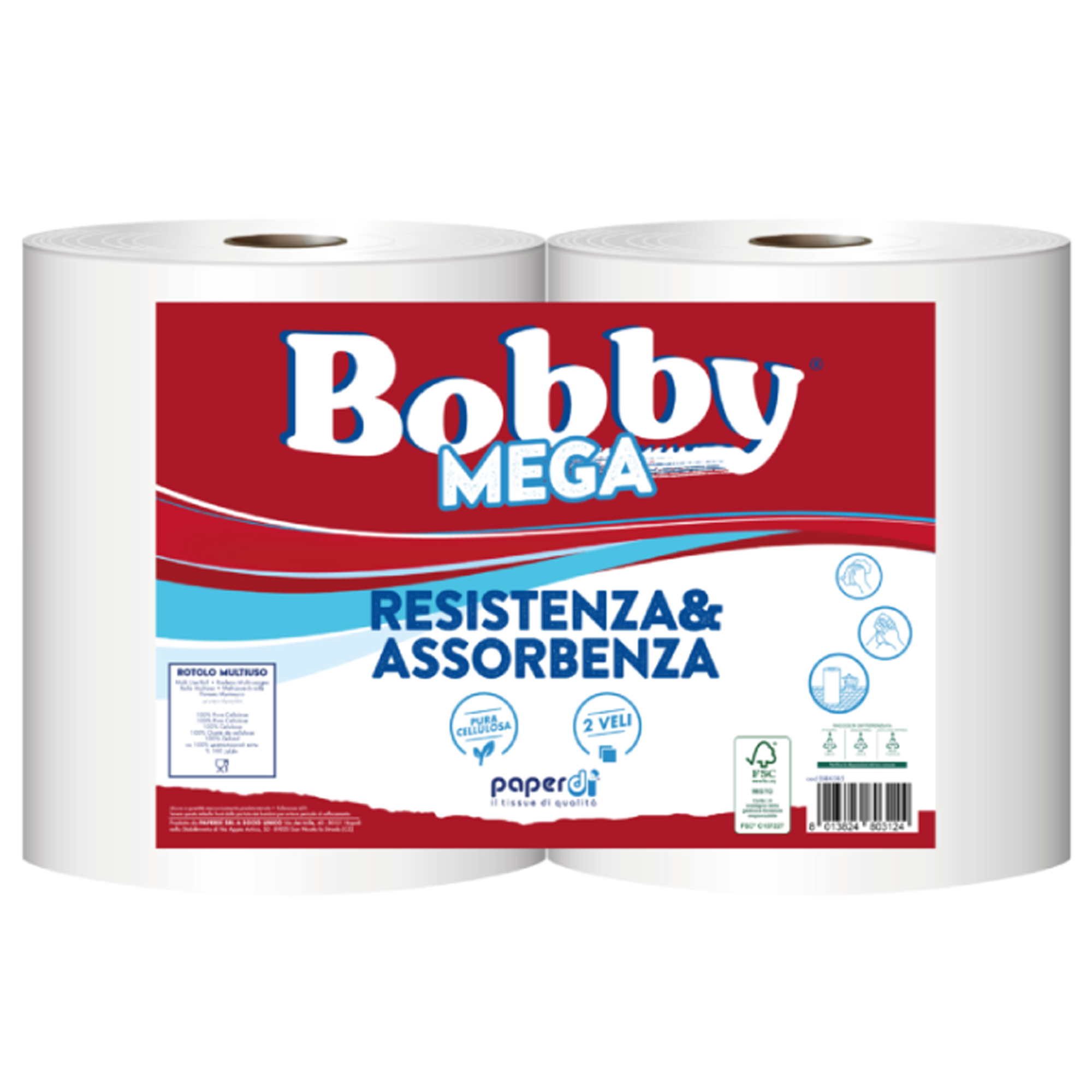 Vit Casa & Lavoro Bobina Industriale di Carta 800 Professional - 2 rotoli -  Il Mio Store